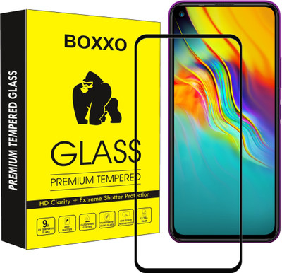 Boxxo Edge To Edge Tempered Glass for Infinix Hot 9 Pro(Pack of 1)