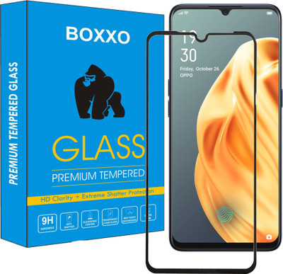 Boxxo Edge To Edge Tempered Glass for Vivo V21(Pack of 1)