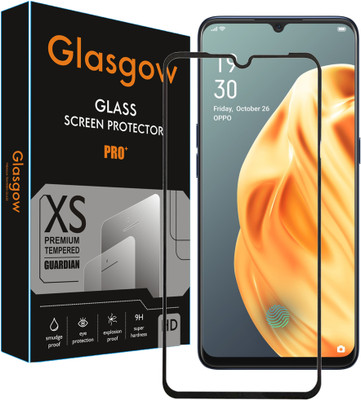 Glasgow Edge To Edge Tempered Glass for Oppo Reno 3(Pack of 1)
