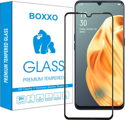 Boxxo Edge To Edge Tempered Glass for Vivo V21E(Pack of 1)