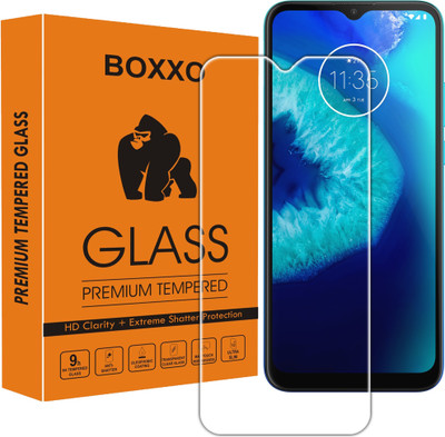 Boxxo Tempered Glass Guard for Motorola Moto G9, Motorola Moto G8 Power Lite(Pack of 1)