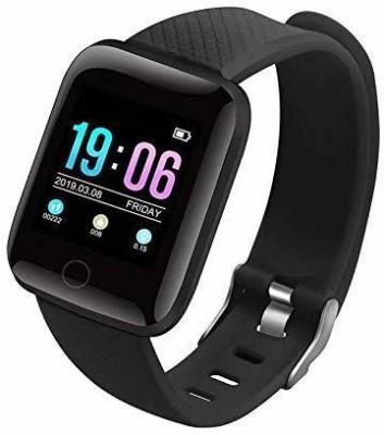 NKL Waterproof Fitness Band ID116 Heart Rate(Black Strap, Size : FREE)