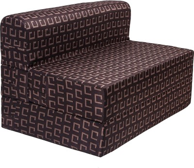 CHILLI BILLI Single Engineered Wood Sofa Bed  (Finish Color - Dark Brown Mechanism Type - Fold Out)