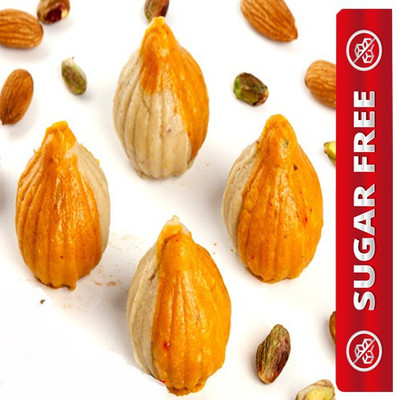 Ghasitaram Gifts Mango Twin Kaju Sugarfree Modaks Box(800 g)