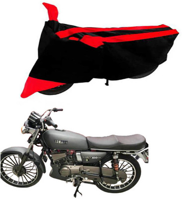 RONISH Two Wheeler Cover for Yamaha(RX 100, Red, Black)
