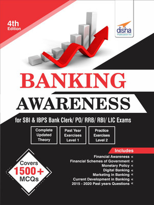 Banking Awareness for Sbi & Ibps Bank Clerk/ Po/ Rrb/ Rbi/ Lic Exams(English, Paperback, unknown)