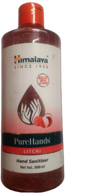 HIMALAYA PureHands - Litchi ( Pack of 2) Hand Sanitizer Bottle(2 x 500 ml) HIMALAYA PureHands - Litchi ( Pack of 2) Hand Sanitizer Bottle(2 x 500 ml)