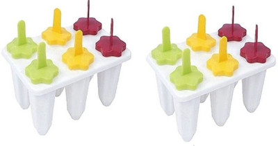 Uratech Multicolor Plastic Ice Cube Tray(Pack of2)