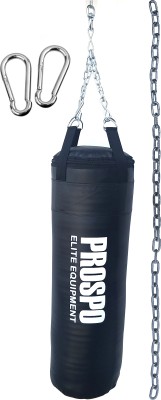 PROSPO SUPER STRONG HEAVY BAG – 36 INCH WITH FULL ACCESSORIES (6 Ft. Chain) Boxing Kit