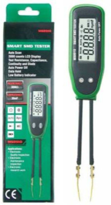 DHRUV-PRO MS8910 Smart SMD Tester Used to Measuring SMD (Surface Mounting Device), RC Resistance Capacitance Diode Multi Tester Continuity Checking Function Multimeter 3000 counts LCD display Auto Scanning Manual Ranging Tester Auto Scan with 2 Backup Test Pins Clamp Meter Multi Meter Mastech Digita DHRUV-PRO MS8910 Smart SMD Tester Used to Measuring SMD (Surface Mounting Device), RC Resistance Capacitance Diode Multi Tester Continuity Checking Function Multimeter 3000 counts LCD display Auto Scanning Manual Ranging Tester Auto Scan with 2 Backup Test Pins Clamp Meter Multi Meter Mastech Digita