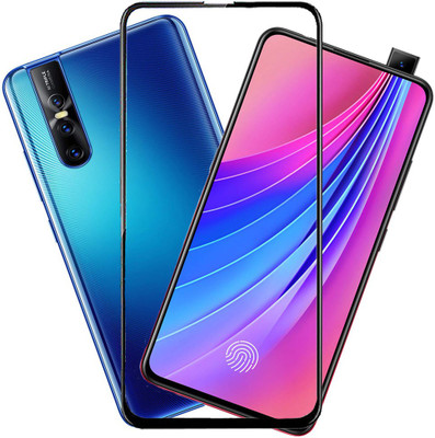 HOBBYTRONICS Edge To Edge Tempered Glass for Vivo V15 Pro(Pack of 1)