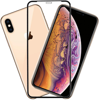 KARTRAY Edge To Edge Tempered Glass for Apple iPhone XS(Pack of 1)