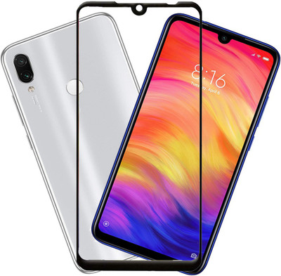 HOBBYTRONICS Edge To Edge Tempered Glass for Redmi Note 7 Pro(Pack of 1)