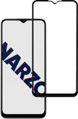 Frazil Edge To Edge Tempered Glass for RealMe Narzo 10A(Pack of 1)