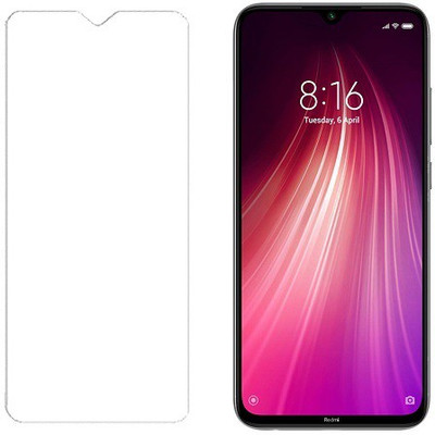 HOBBYTRONICS Tempered Glass Guard for Mi Redmi Note 8(Pack of 1)