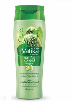 VATIKA Cactus and Gergir Hair Fall Control Shampoo 400ml(400 ml)