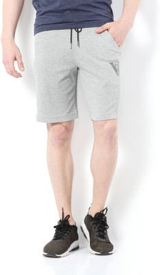 VAN HEUSEN Solid Men Grey Running Shorts