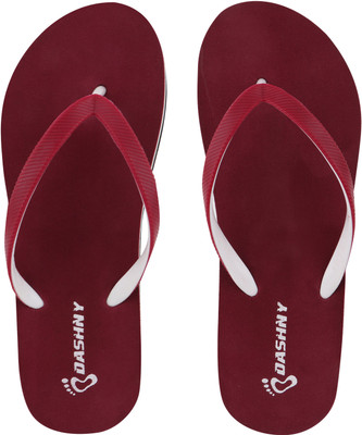 48 OFF on Dashny Comfortable Soft Slippers Flip Flops For Women Maroon Slippers Maroon 7 on Flipkart PaisaWapas