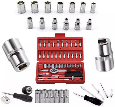 GRD SQ46 1/4'' Socket Set (Pack of 46) Socket Set(Pack of 46)