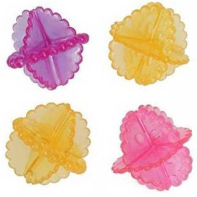 Jesilo 4pcs Reusable Washing Laundry Dryer Ball Fabric Softener Helper Cleaner Detergent Bar Detergent Bar(0.15 g, Pack of 4)