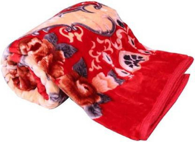 Changers Printed Double Mink Blanket for  Mild Winter(Microfiber, Multicolor)