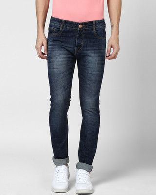 BUKKL Slim Men Blue Jeans