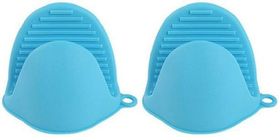 Jeval Blue Silicon Kitchen Linen Set(Pack of 2)