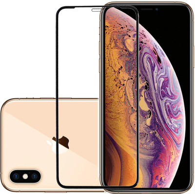 KARTRAY Edge To Edge Tempered Glass for Apple iPhone XS(Pack of 1)