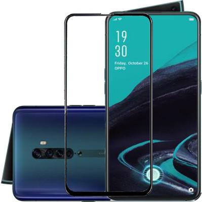 HOBBYTRONICS Edge To Edge Tempered Glass for OPPO Reno 2(Pack of 1)