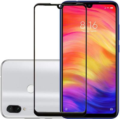 HOBBYTRONICS Edge To Edge Tempered Glass for Redmi Note 7 Pro(Pack of 1)