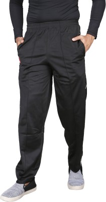 CARLTRON Solid Men Black Track Pants