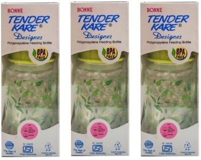 BONNE TenderKare Designer Feeding Bottles with Sipper (150ml) (set of 3) - 150 ml(Multicolor)