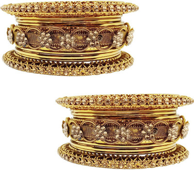 Chrishan Alloy Bangle Set(Pack of 2)