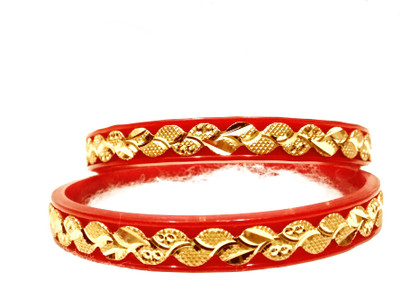 balaji gold Copper Gold-plated Bangle Set(Pack of 2)