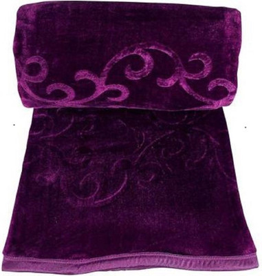 GKM Abstract Double Quilt for  Heavy Winter(Woollen Blend, Purple)