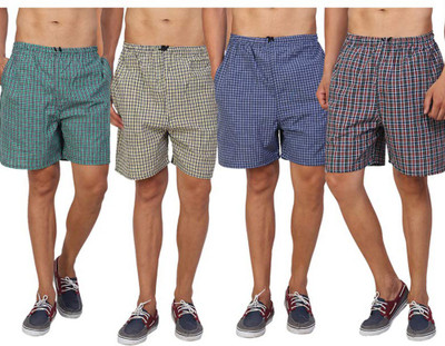 Mikacloth Checkered Men Boxer