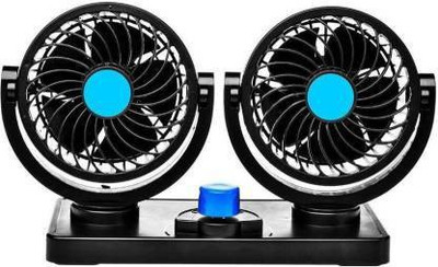 KARDECK Car Fan 12V 360 Head 2 Speed Quiet Strong for All Auto Vehicles-A01 Car Interior Fan(12 V)