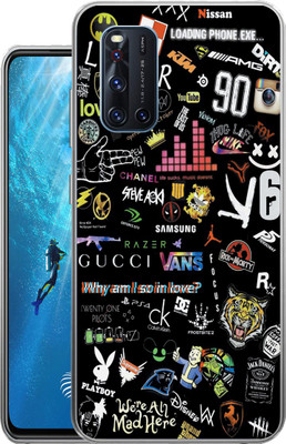mobom Back Cover for Vivo V19(Multicolor, Dual Protection, Silicon, Pack of: 1)