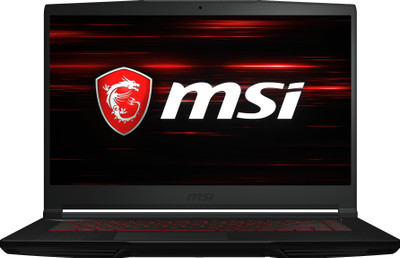 msi GF63 Thin Core i5 9th Gen - (8 GB/512 GB SSD/Windows 10 Home/4 GB Graphics/NVIDIA GeForce GTX 1650 Max-Q) GF63 Thin 9SCXR-418IN Gaming Laptop (15.6 inch, Black, 1.86 kg)