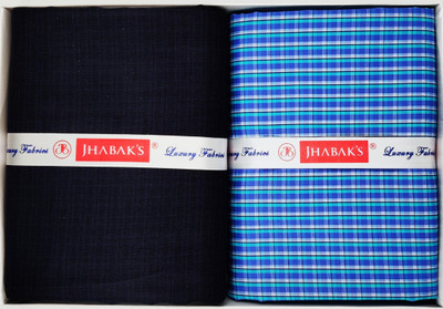 JHABAK'S Cotton Checkered Shirt & Trouser Fabric