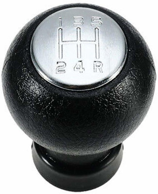 Lootera Rubber & Plastic Gear Knob(Black)