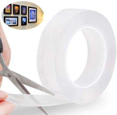 Betlex Double Sided Tape(Set of 1, Transparent)