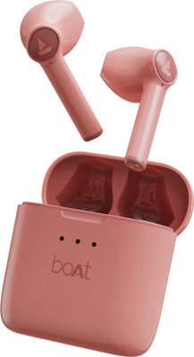 boAt Airdopes 131 Bluetooth Headset (Cherry Blossom, True Wireless)