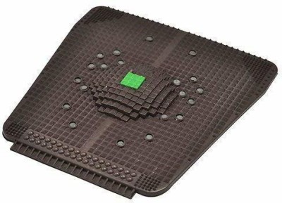 SWISS WONDER ™IIXI - 199 - Powermat 2000 Magnet Pyramids Plastic Acp Power Mat ®2000 Acupressure Mat for Feet Mat with Magnets Massager(Awesome Black)