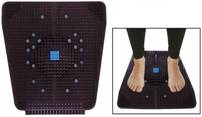 SWISS WONDER ®IIXI - 162 - Reliefmat Acupressure Power Mat Massager with Magnetic Pyramids ™Acupressure Health Care Products Plastic Acp Power Mat Iv 2000 Massager(Smart Black)