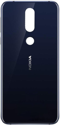 Purplesavvy Nokia 7.1 Glass Back Panel(Blue)