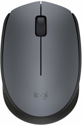 Logitech M-171 Wireless Optical Mouse (2.4GHz Wireless, Black, Grey)