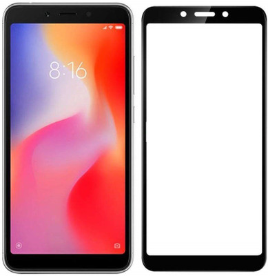 MaxR Edge To Edge Tempered Glass for Mi Redmi 6A(Pack of 1)