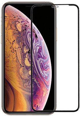 KARTRAY Edge To Edge Tempered Glass for Apple iPhone XS(Pack of 1)