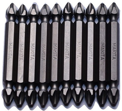 MAKITA Double ended Screw Bit (Pack of 10 Bits) Double ended Screw Bit Screwdriver Bit Set(Pack of 10)